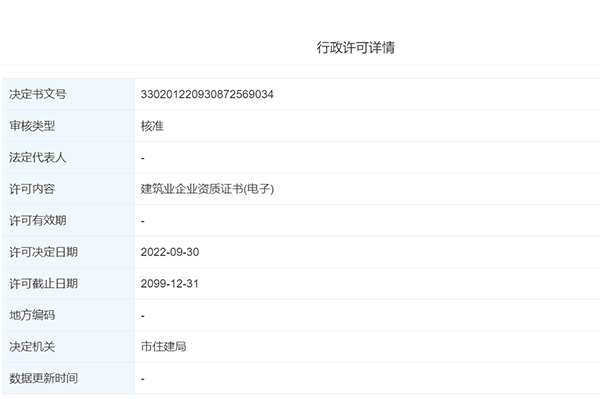 热烈祝贺我司均合建设获得防水防腐保温工程专业承包二级，消防设施工程专业承包二级